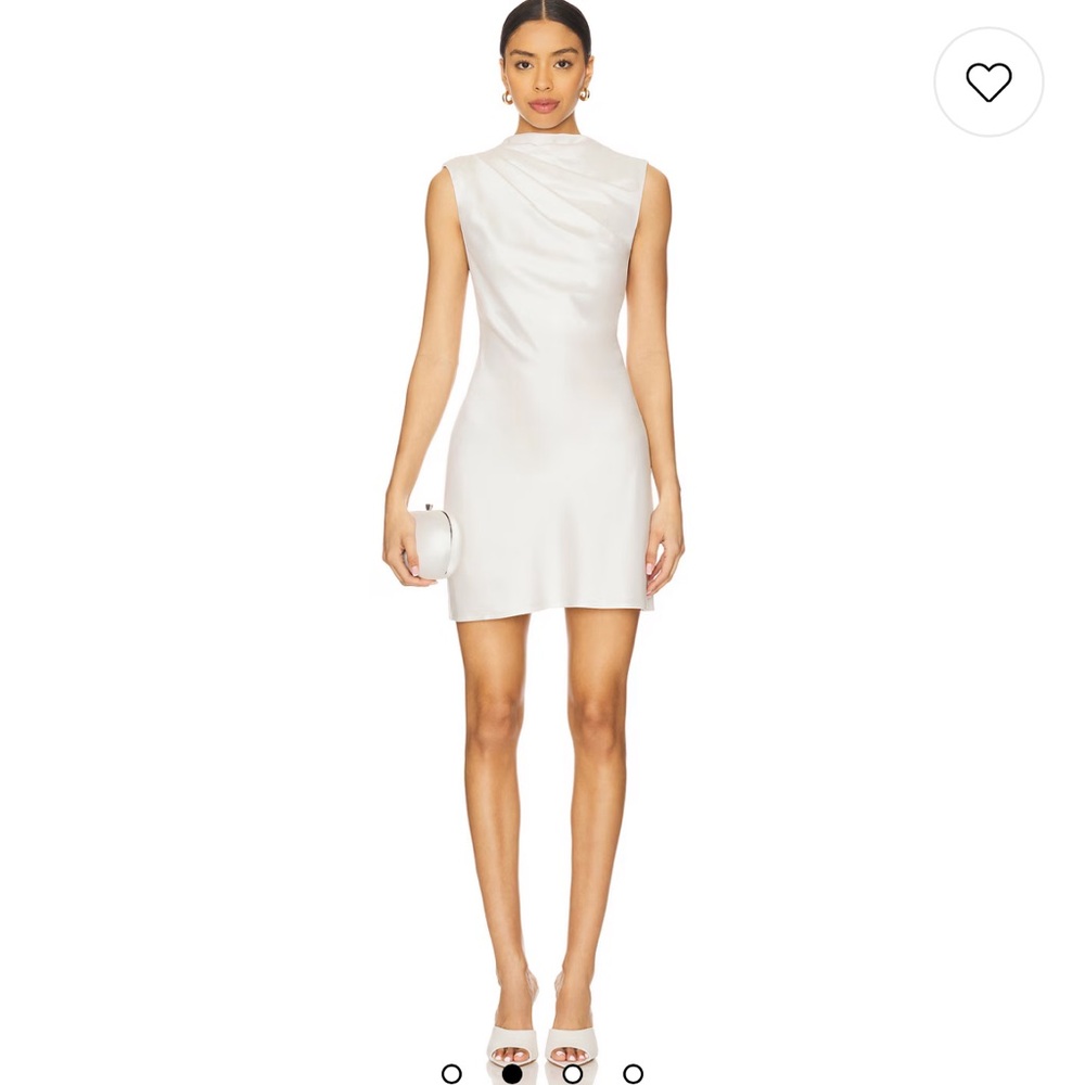 NWT Annabel Bias Mini Dress in Ivory